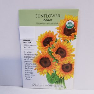 SEED SUNFLOWER ZOHAR organic