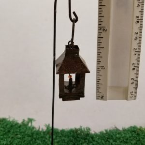 Lantern Rustic Antique Brown (crane not incl)