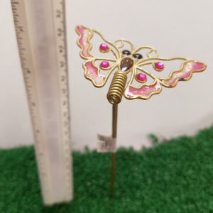 Butterfly Pink Metal Pick