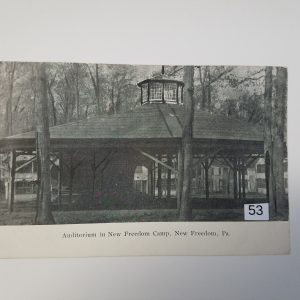 New Freedom Summit Grove Auditorium Tabernacle #53 (black & white)