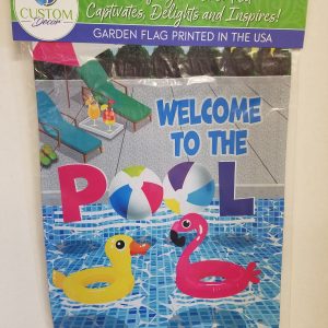 Flag Sm Welcome To The Pool
